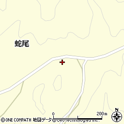 和歌山県日高郡日高川町蛇尾438周辺の地図