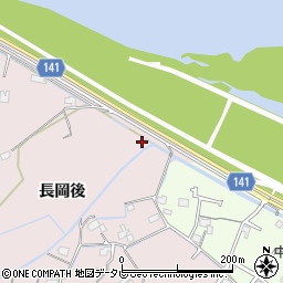 徳島県阿南市横見町長岡後周辺の地図