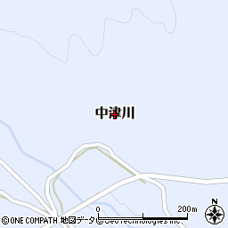和歌山県日高川町（日高郡）中津川周辺の地図