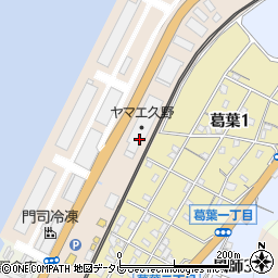 福岡県北九州市門司区西海岸3丁目1周辺の地図