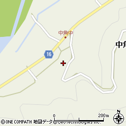 徳島県勝浦郡勝浦町中角平山周辺の地図