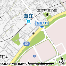 オリックスレンタカー山口宇部空港店周辺の地図