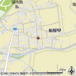 愛媛県西条市船屋甲361周辺の地図