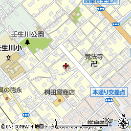 壬生川公民館周辺の地図