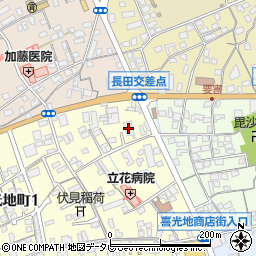 伊予銀行角野支店周辺の地図