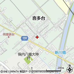 愛媛県西条市喜多台384周辺の地図