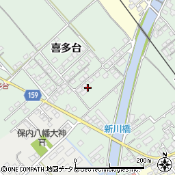 愛媛県西条市喜多台392周辺の地図