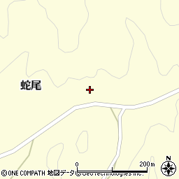 和歌山県日高郡日高川町蛇尾175周辺の地図