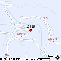 坂本郵便局 ＡＴＭ周辺の地図