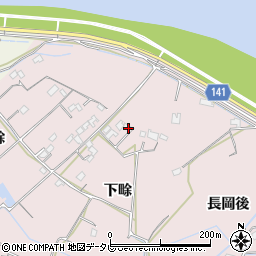 徳島県阿南市横見町下畭周辺の地図