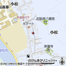 山口県大島郡周防大島町小松宮の下682-36周辺の地図