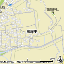 愛媛県西条市船屋甲周辺の地図