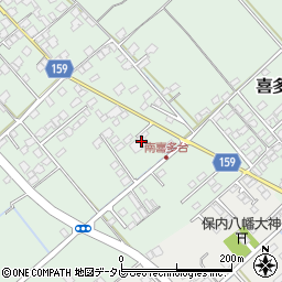 愛媛県西条市喜多台148周辺の地図