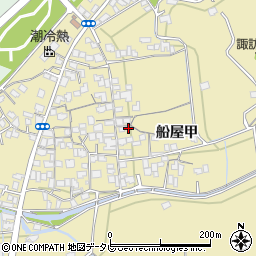 愛媛県西条市船屋甲367周辺の地図