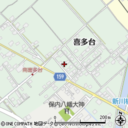 愛媛県西条市喜多台381周辺の地図