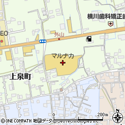 愛媛銀行マルナカ新居浜本店 ＡＴＭ周辺の地図