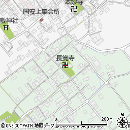 長覚寺周辺の地図