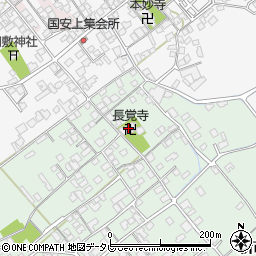 長覚寺周辺の地図