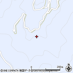 徳島県三好市山城町赤谷321周辺の地図