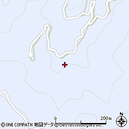 徳島県三好市山城町赤谷324周辺の地図