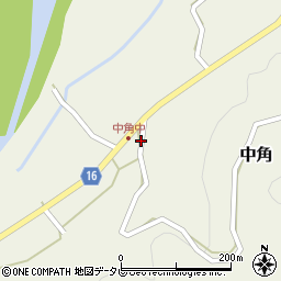徳島県勝浦郡勝浦町中角大籔周辺の地図
