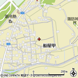 愛媛県西条市船屋甲376周辺の地図