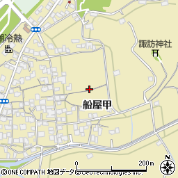 愛媛県西条市船屋甲393周辺の地図