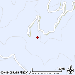 徳島県三好市山城町赤谷281周辺の地図