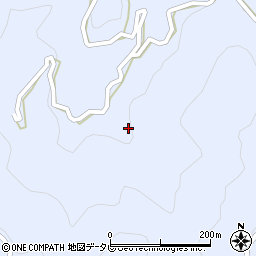 徳島県三好市山城町赤谷360周辺の地図