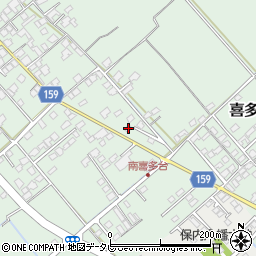 愛媛県西条市喜多台151周辺の地図