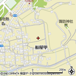 愛媛県西条市船屋甲391周辺の地図