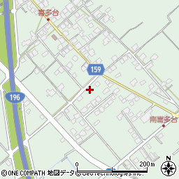 愛媛県西条市喜多台163周辺の地図