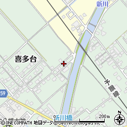 愛媛県西条市喜多台413周辺の地図