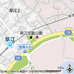 カースタレンタカー山口宇部空港店周辺の地図