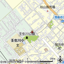 愛媛県西条市喜多台504周辺の地図
