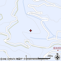 徳島県勝浦町（勝浦郡）坂本周辺の地図