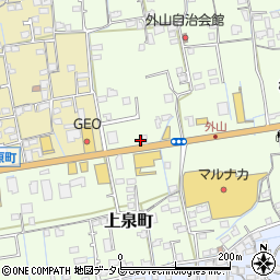 松屋新居浜店周辺の地図