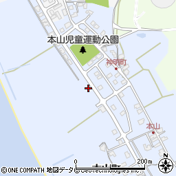 山口県山陽小野田市本山町1120周辺の地図