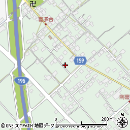 愛媛県西条市喜多台68周辺の地図