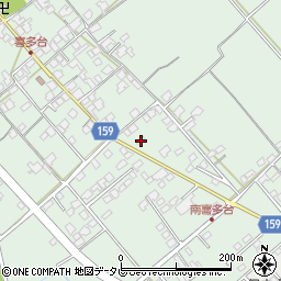 愛媛県西条市喜多台165周辺の地図