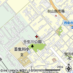 愛媛県西条市喜多台510周辺の地図