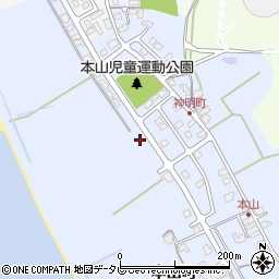 山口県山陽小野田市本山町11120周辺の地図