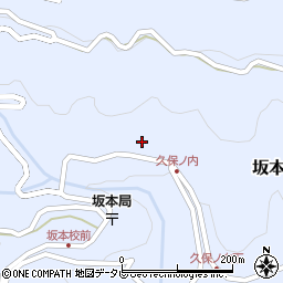 徳島県勝浦郡勝浦町坂本久保周辺の地図