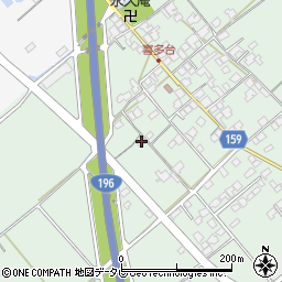 愛媛県西条市喜多台86周辺の地図