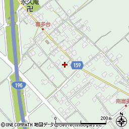 愛媛県西条市喜多台74周辺の地図