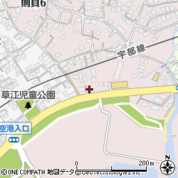 ニッポンレンタカー宇部空港前営業所周辺の地図