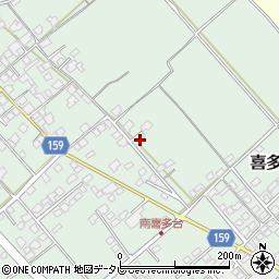 愛媛県西条市喜多台371周辺の地図