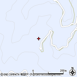 徳島県三好市山城町赤谷265周辺の地図