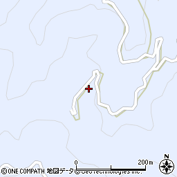 徳島県三好市山城町赤谷261周辺の地図