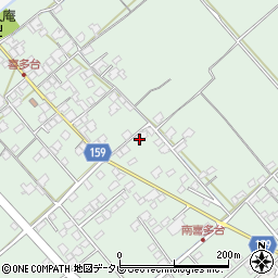 愛媛県西条市喜多台171周辺の地図